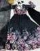 Picture of Cotton & Silk Black Readymade Salwar Kameez