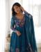 Picture of Cotton & Silk Midnight Blue Readymade Salwar Kameez