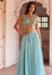 Picture of Superb Georgette Cadet Blue Readymade Lehenga Choli