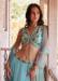 Picture of Superb Georgette Cadet Blue Readymade Lehenga Choli