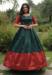 Picture of Sightly Silk Sea Green Readymade Gown