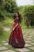 Picture of Good Looking Silk Maroon Readymade Gown