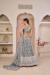 Picture of Resplendent Crepe & Net Grey Lehenga Choli