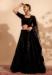 Picture of Fine Organza Black Readymade Lehenga Choli