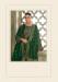 Picture of Chiffon Dark Olive Green Straight Cut Salwar Kameez