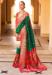 Picture of Wonderful Silk Dark Green Saree