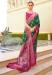 Picture of Enticing Silk Pale Violet Red Saree