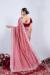 Picture of Ravishing Georgette Pale Violet Red Saree