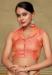 Picture of Marvelous Silk Light Salmon Designer Blouse