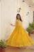 Picture of Exquisite Georgette Golden Rod Readymade Gown