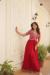 Picture of Fascinating Georgette Fire Brick Readymade Gown