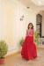 Picture of Fascinating Georgette Fire Brick Readymade Gown