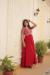 Picture of Fascinating Georgette Fire Brick Readymade Gown