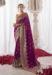 Picture of Magnificent Silk Saddle Brown Saree