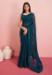 Picture of Enticing Georgette Midnight Blue Saree