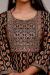 Picture of Rayon & Cotton Black Readymade Salwar Kameez