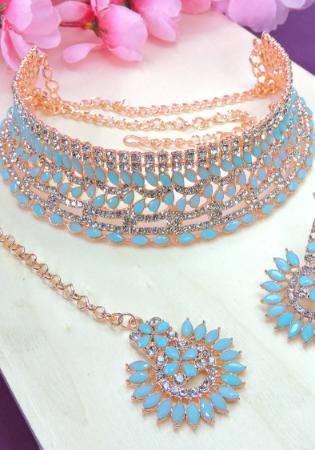 Picture of Comely Light Steel Blue Necklace Set