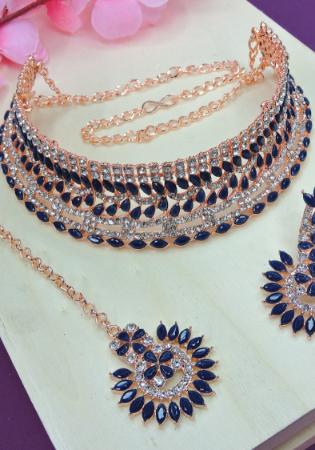 Picture of Stunning Midnight Blue Necklace Set