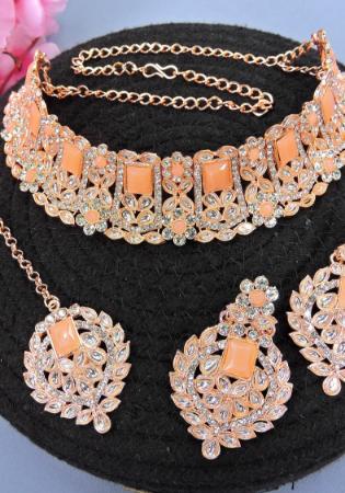 Picture of Well Formed Sandy Brown Necklace Set