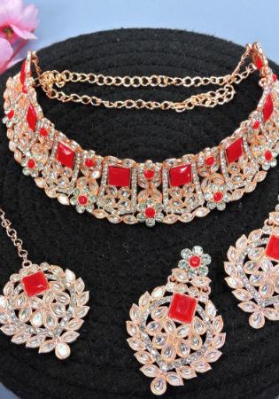 Picture of Statuesque Crimson Necklace Set