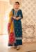 Picture of Chiffon Midnight Blue Straight Cut Salwar Kameez