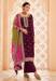 Picture of Gorgeous Chiffon Brown Straight Cut Salwar Kameez