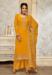 Picture of Beautiful Georgette Orange Straight Cut Salwar Kameez