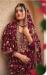 Picture of Well Formed Georgette Maroon Straight Cut Salwar Kameez