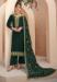 Picture of Georgette Sea Green Straight Cut Salwar Kameez