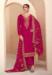 Picture of Georgette Dark Red Straight Cut Salwar Kameez