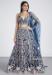 Picture of Bewitching Net Navy Blue Lehenga Choli