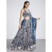 Picture of Bewitching Net Navy Blue Lehenga Choli