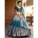 Picture of Elegant Chiffon Light Sea Green Lehenga Choli