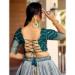 Picture of Elegant Chiffon Light Sea Green Lehenga Choli