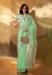 Picture of Splendid Cotton & Linen Dark Sea Green Saree