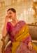 Picture of Stunning Silk Dark Golden Rod Saree