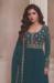 Picture of Chiffon Dark Slate Grey Straight Cut Salwar Kameez