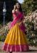 Picture of Stunning Georgette Dark Golden Rod Lehenga Choli