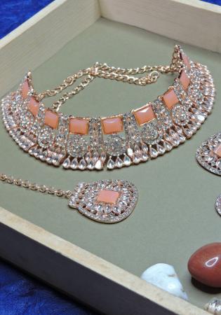 Picture of Radiant Dark Khaki Necklace Set