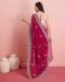 Picture of Pretty Georgette & Silk Maroon Saree