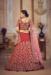 Picture of Pleasing Net & Silk Maroon Lehenga Choli