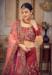 Picture of Pleasing Net & Silk Maroon Lehenga Choli