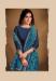 Picture of Georgette & Net & Satin Dark Slate Blue Saree