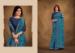 Picture of Georgette & Net & Satin Dark Slate Blue Saree