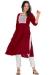 Picture of Grand Rayon Maroon Kurtis & Tunic