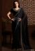 Picture of Ideal Chiffon & Satin Black Saree