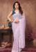 Picture of Nice Chiffon & Satin Lavender Saree