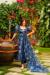 Picture of Cotton & Silk Steel Blue Readymade Salwar Kameez