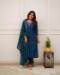 Picture of Georgette Midnight Blue Readymade Salwar Kameez