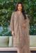 Picture of Ravishing Georgette Beige Straight Cut Salwar Kameez